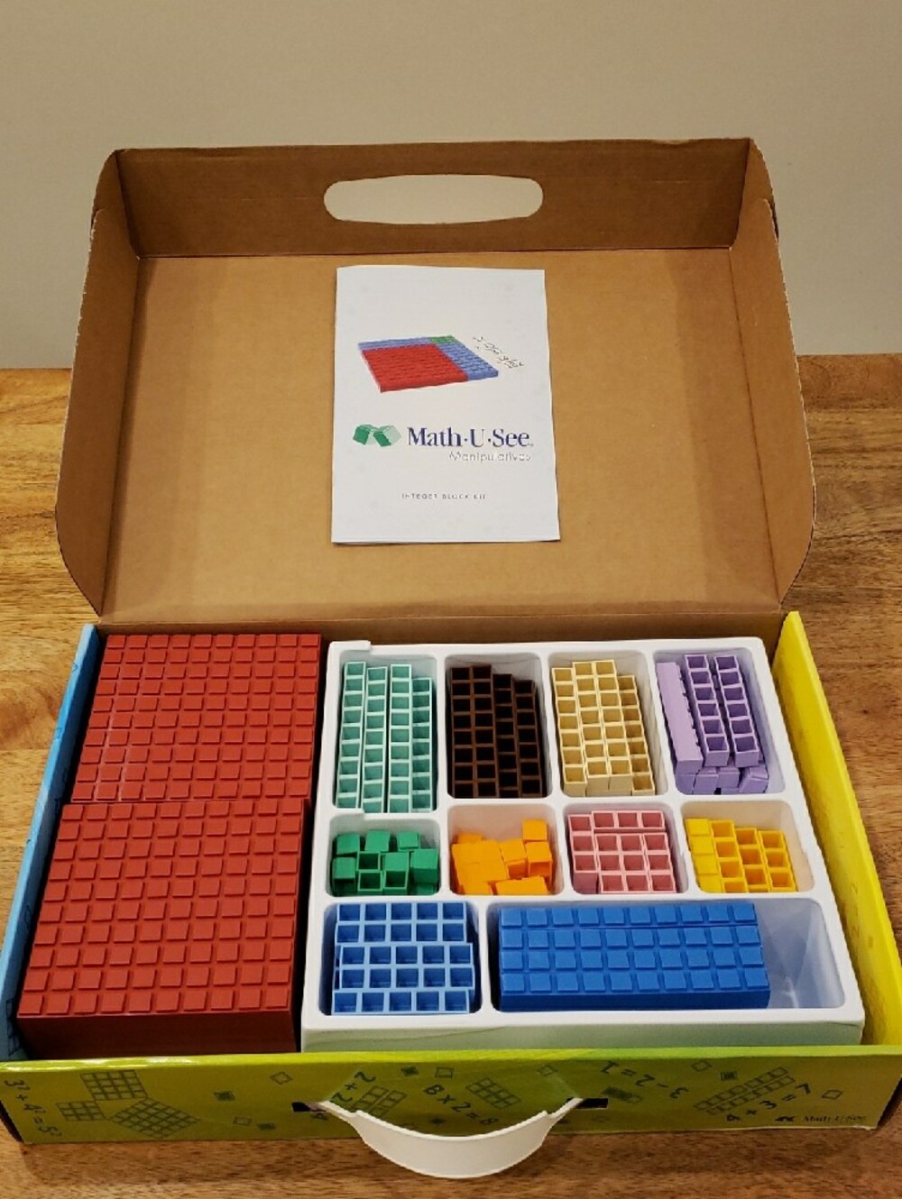 Integer Block Kit - Multi-Color Manipulative Set for Kids - Picture 2 of 6